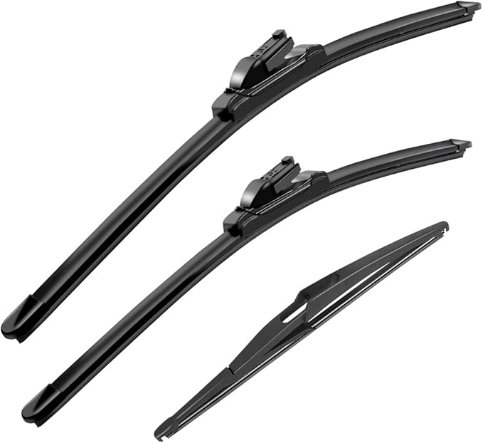 MIKKUPPA 26"+23"+12" Windshield Wiper Blades, Replacement for Mercedes-Benz 2013-2016 GL350 GL450, 2012-2015 ML350 ML550 ML63 - Top Lock 19MM Front Wipers and Rear (Pack of 3)