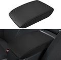 INTGET Car Center Console Armrest Cover for VW Volkswagen Jetta Accessories 2012 2013 2014 2015 2016 2017 2018 Middle Arm Rest Seat Box Cover Elbow Cushion Pad (Black, 2012-2018 B Version)