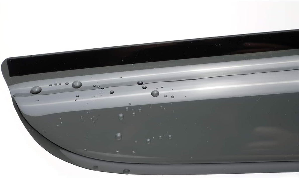 4pcs Original Shatterproof Outside Mount Style Sun Rain Guard Durable Side Window Wind Deflectors Dark Smoke Vent Window Visors Compatible with 2007-2014 Edge 2007-2015 Lincoln MKX 94141