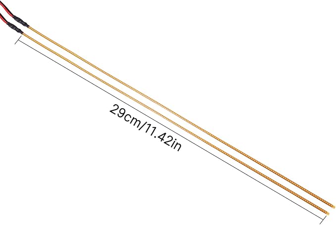 INJORA RC LED Strip Lights Flexible Cuttable for TRX4M SCX24 1/24 1/18 Crawlers Upgrade(Warm White)