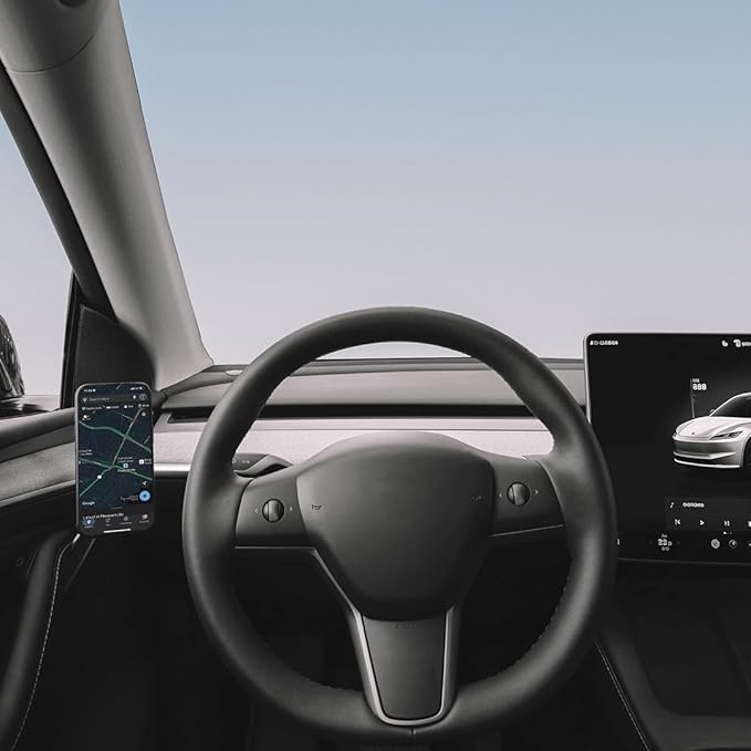 VION Model 3/Y Premium Alloy Phone Mount (2026-2025 New Model Y, 2024-2022 Model Y, 2023-2021 Model 3)