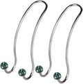 SAVORI Auto Hooks Bling Car Hangers Organizer Seat Headrest Hooks Strong and Durable Backseat Hanger Storage Universal for SUV Truck Vehicle 2 Pack (Dark Green)