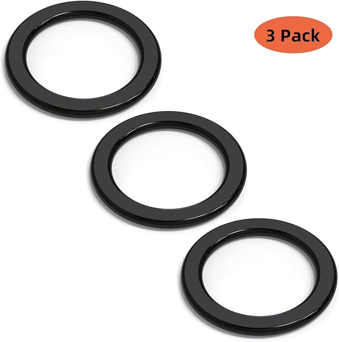 3 Pack Wall Mount Magnetic Phone Holder for iPhone 17/17 Pro/17 Pro Max/Air/16 15 14 13 12 Pro Max Plus mini, Hands-Free Magnet Shower Mirror Cell Phone Holder/Car Sticker Phone Stand, Black