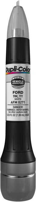 Dupli-Color AFM0271 Scratch Fix All-In-1 Exact-Match Automotive Touch-Up Paint – Ford White – 0.25 oz. Paint Pen