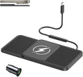 Car Charger for Ram 1500 2019 2020 2021 2022 2023 2024 2025, 20W Fast Charging Pad for Phones, Plug & Play Cord-Free Charging Pad with Step Design for Commutes Home Travel Use,A Type-C 30cm