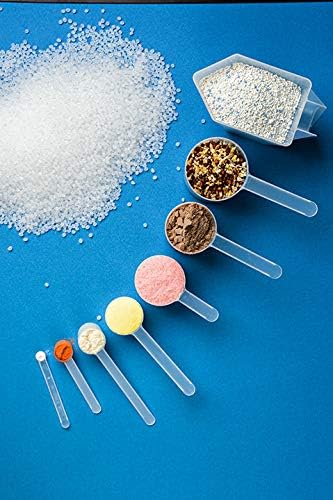 1/2 Tablespoon (1.5 Teaspoon | 7.5 mL) Long Handle Scoop for Measuring Coffee, Grains, Protein, Spices and Other Dry Goods (Pack of 10)