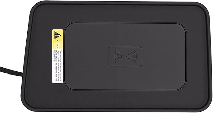 Keenso Wireless Charging Pad for Car, Non Slip Silicone Mat with Advanced Stable Charging, Fit Front Center Console for RAV 4 2013-2019
