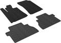 Gledring USA Custom Fit Floor Mats Intended for Toyota Tundra CrewMax 2012-2021 - No Trimming Needed. All Weather Rubber mats for Year Round Protection from mud and Snow.