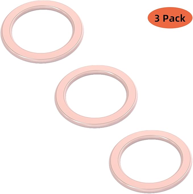 3 Pack Wall Mount Magnetic Phone Holder for iPhone 17/17 Pro/17 Pro Max/Air/16 15 14 13 12 Pro Max Plus mini, Hands-Free Magnet Shower Mirror Cell Phone Holder/Car Sticker Phone Stand, Pink