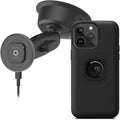 Quad Lock Heavy Duty Suction Car Phone Mount with MAG Phone Case and MAG Wireless Charging Head for iPhone 14 Pro Max