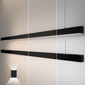 8FT LED Linear Light,100/90/80/70/60W Up and Down Light, 3000/4000/5000K CCT,Commercial And Residential Linear Lights Fixture for Office,Pendant Lights for Home,Shop,Garage,Basement,School-2Pack