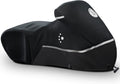 Motorcycle Cover 420D Heavy Duty All Season Universal Weather Waterproof Outdoor Protection 96" XXL Vehicle Cover/Black