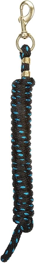 Weaver Equine Performance Lead Rope, Long Horse Lead Rope with Quick Halter Attachment, Soft Comfort Grip, Barn Horse Tack for Daily Use & Showing