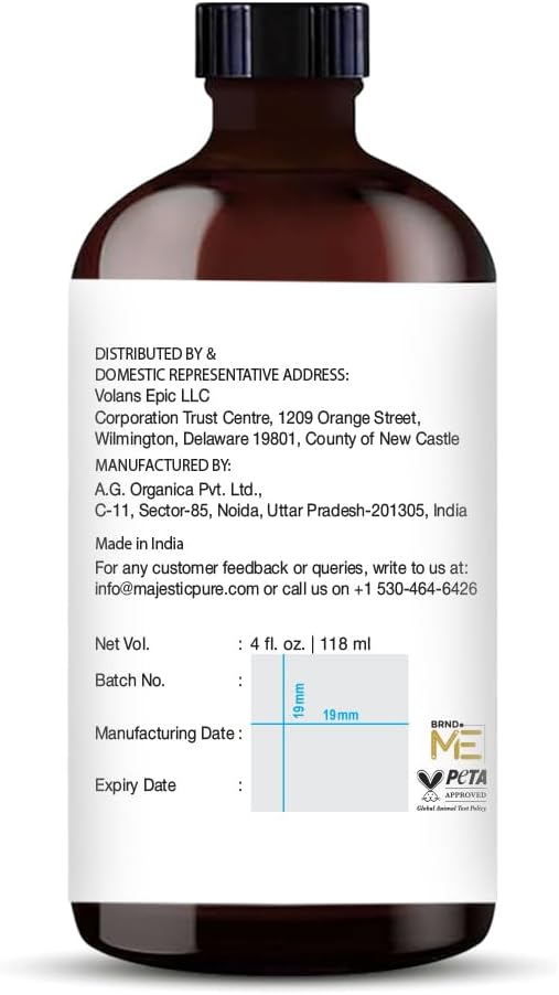 Majestic Pure Essential Oil with Glass Dropper - 100% Pure and Natural - Essential Oils for Diffuser, Aromatherapy, Soap and Candle Making, Eucalyptus Essential Oil, Eucalyptus Oil, 4 Fl Oz Pack of 2