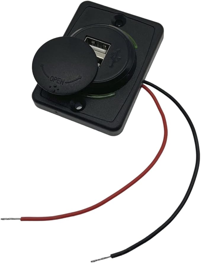 Car 12V RV USB Charger, Quick Charger 3.0 Wall Mount USB Charging，for Car Camper Boat Marine