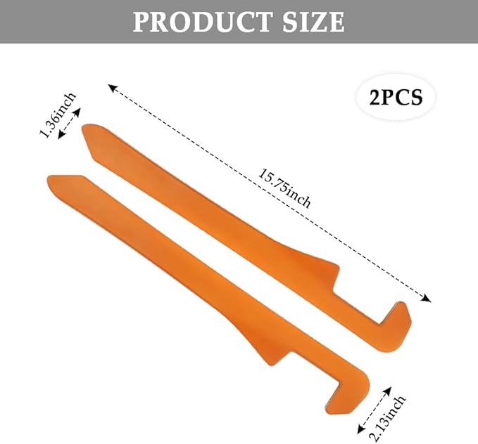 IHOTDER Super Flexible Car Seat Gap Filler,Durable Car Organizer Between Seats for Tightly Filling Seat Gaps,Universal CCar Side Seat Gap Filler CCar Accessories for Women & Men (Orange/2PCS)…