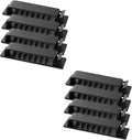 HOMSFOU 8pcs Desk Cord Organizer Self-Adhesive Cable Clips for Easy for No Drilling Required Lightweight and Sturdy Design