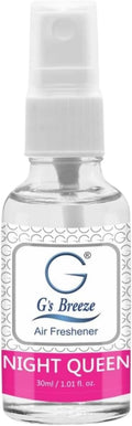 G's Breeze Night Queen Air Freshener – Nocturnal Bloom & Moonlit Garden Inspired Floral Essence for Home, Office & Car - Relaxing - Captivating Evening Ambiance with Long-Lasting Freshness