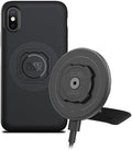 Quad Lock Adhesive Dashboard/Console Car Phone Holder Kit with MAG Wireless Charging Head V2 and MAG Phone Case for iPhone X/XS