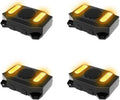 102dB Reversing Backup Alarm & Light Warning System – 12-24V Beep Sound Safety Alert for Vehicles (4PCS)