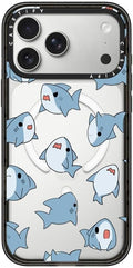 CASETiFY Impact iPhone 17 Pro Max Case [Slim/Compatible with Magsafe / 8.2 ft. 4X Military Grade Drop Protection] - Normal Leonarudo Pattern - Clear Black