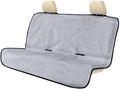 Back Seat Cover Waterpoof Rear Bench Towel Seat Cover for Gym Swimming Surfing Running, Non-Slip Rear Seat Protector Ufor Universal Anti-Slip Car Truck SUV Seat (Bench Gray)