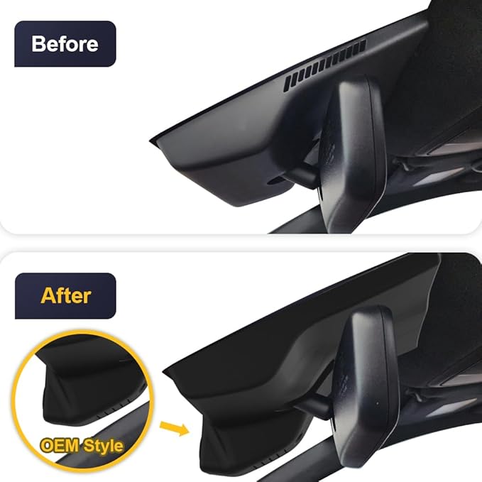 Fitcamx Front 2K+Rear 1080P Dash Cam Adapts for Genesis G70 2019-2026 (Part No Ends with #G9600), OEM Style, Dual HD Video, WiFi & APP, Loop Recording, Gravity Sensor, Easy to Set, 64GB Card