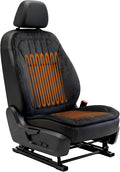 Car Seat Cushion in Winter for Driver or Passenger, Full Back and Seat Support, Soft Fuzzy Car Seat Covers with Non-Slip Bottom, Universal Fit for Most Vehicle SUV Truck Sedan Vans