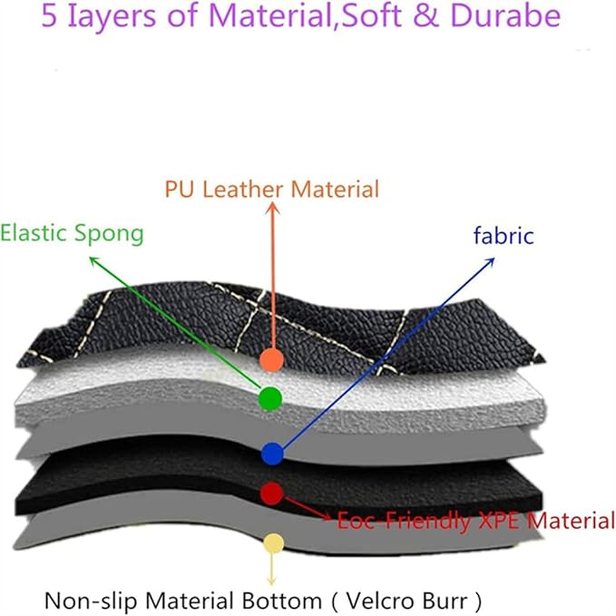 Custom Car Mats All Weather Fit Automotive Floor Mats PU Leather Protector Mat for Most Sedan, SUV, Truck Floor Mats (Black and Beige)