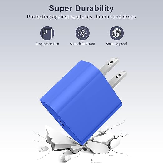 iPhone Fast Charger,Type C Wall Charger Block Plug and 10ft USB C to Lightning Charging Cable Cord Long,Power Adapter Cube Brick Box for Apple iPhone 14 Pro Max/14 Plus/14/13/12 Mini/11/XS Max/XR/iPad