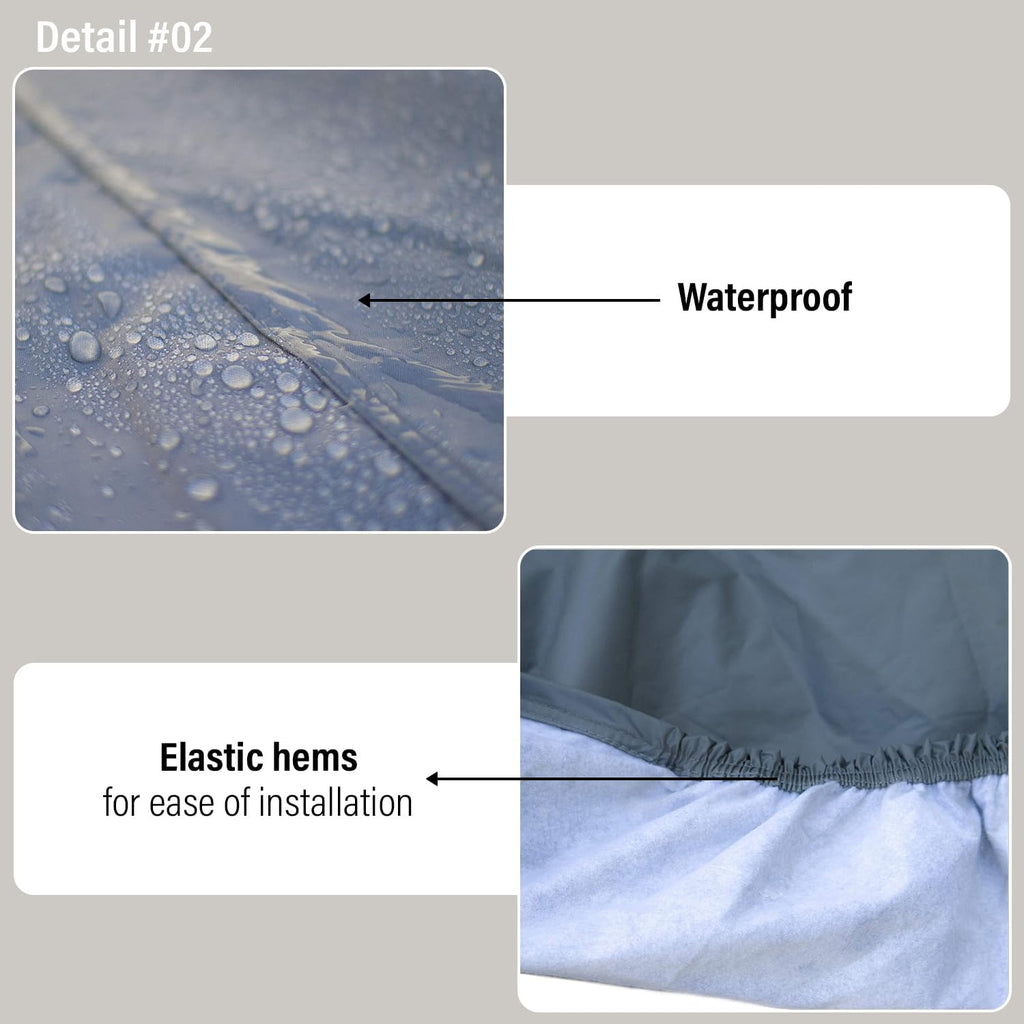 Supreme Full Car Cover – for Pontiac Grandville 1971-1975 Convertible 2-Door Semi Custom Fit Waterproof Full Coverage All Weather Windproof Dust Proof Indoor Outdoor Automobile