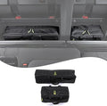 Lcojicep Car rear seat hidden storage bag Compatible with Tacoma 2016-2024 Oxford Cloth Car back seat back storage bag Accessories (2 Pcs)
