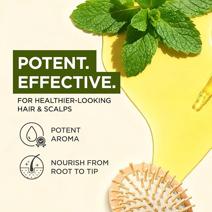 100% Pure Peppermint Essential Oil - 4 Fl Oz - Peppermint Oil for Hair, Skin, Diffuser, Aromatherapy & DIY Candle Making Scent