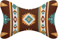 Soft Car Headrest Pillow Compatible with Tribal Navajo Indiana Western Southwest Ethnic, 2 Pcs Memory Foam Car Neck Pillow with Breathable Removable Cover Car Pillow for Nap/Neck Pain Relief