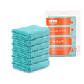 SPTA Microfiber Drying Towel Car Wash Drying Towel, 6 Pack Super Plush Edgeless Car Wash Towels for Auto Detailing, 16.1x17.7 in, 420GSM, Teal Blue-MT039