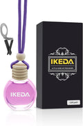 Ikeda Car Air Freshener: Hanging Car Smell Air Freshener | 10ml Hanging Car Perfume | Long Lasting Fragrance | Strong Scents Diffuser for Auto Home (White Peach)