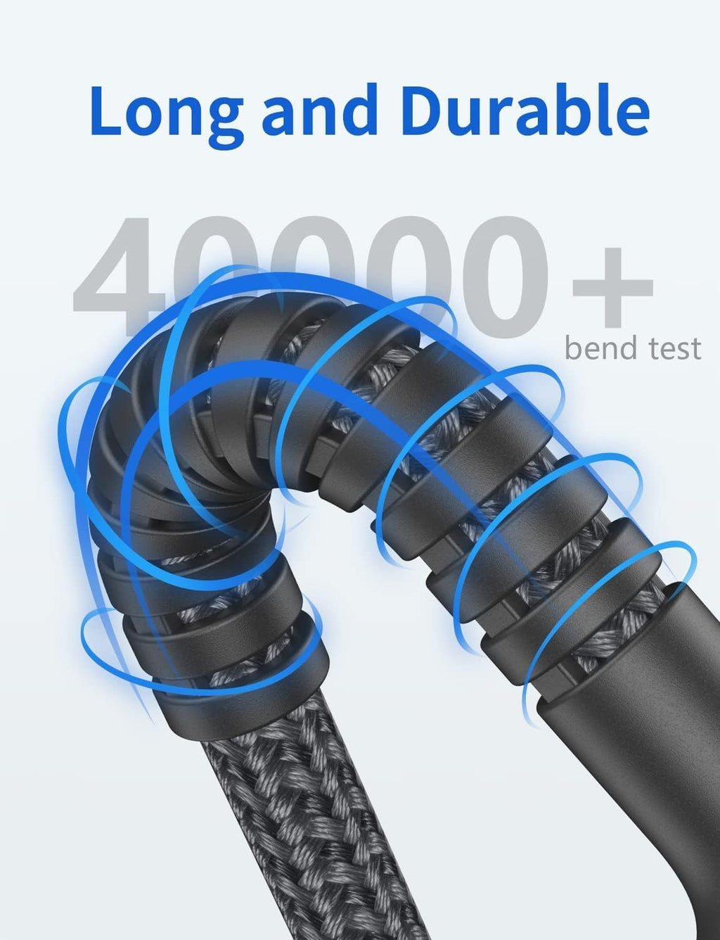 USB C Cable 10FT, 2Pack Long USB A to USB C Charger Cable, Type C Cable 3A Fast Charging Upgraded Extra Durable Braided USBC Cord Compatible with iPhone 16 15 Pro Max/Samsung Galaxy S23/LG and More