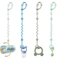 LittleHugs Toy Straps for Baby, Adjustable Toy Holder for Stroller Accessories, Silicone Tether Pacifier Clip, No Throw Travel Essential Leash for High Chair, Car Seat (boy-4 Pack)
