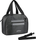 Motorcycle Helmet Bag, 16L Moto Helmet Bag with Pocket & Strap,Waterproof Powersports Storage Bags with Soft Rubber Zips & Reflective Strip, Not Suitable for Peaked or Angular Helmet, Small