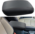 Center Console Armrest Cover Fit for Ford Maverick Accessories 2022-2025 2026 Armrest Case Arm Rest Storage Box Pad Console lid Protector Leather Seat Box Cushion (Gray Stitches)