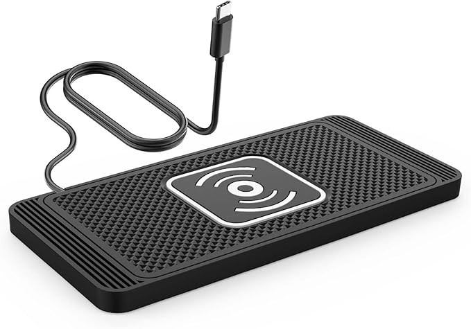 Wireless Car Charger Pad for Nissan Armada Ariya Juke Kicks Murano Pathfinder Rogue Xterra 2000-2026, Type-C/USB 15W Car Wireless Charger Non-Slip Cordless Charging Mat Car Accessories