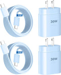 Phone 17 16 15 Charger Fast Charging,30W USB C Phones 17 16 15 Pro Max Charger Block &6.6FT Long Type C Cable Cord for i.Phone 17/17 Air/17Pro/17 Pro Max/16/16 Plus/16 Pro/16Pro Max/15/15 Pro Max,Blue