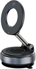 Upewefi 2026 Upgraded Car Phone Holder for Mag Safe, 3000gf Strongest Magnetic, 360° Adjustable Car Phone Holder, Phone Holders for Your Car (1pcs-Silver Black)