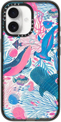 CASETiFY Impact iPhone 17 Case [Slim/Compatible with Magsafe / 8.2 ft. 4X Military Grade Drop Protection] - Under The Sea - Clear Black
