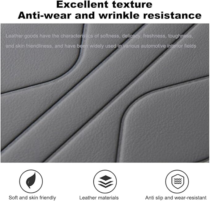 Center Console Armrest Cover Compatible with Dodge Ram 2500 2012-2024 Leather Car Armrest Cushion Pad Protector Black Interior Accessories,Red