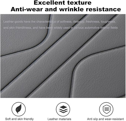 1 Pack Car Center Console Cover Custom Fit for 2024 2025 Lexus GX550 550h, Leather Memory Foam Armrest Cushion Protector, Anti-Scratch Durable Armrest Pad,Beige