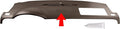 DashSkin Dash Cover Compatible with 2007-2014 Chevy Tahoe Suburban Avalanche & GMC Yukon & Yukon XL with Dash Speaker in Cocoa - Hard Molded Plastic Dashboard Cap