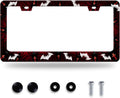 Bats License Plate Frame Spiders Web License Plate Holder Gothic Funny Car Accessories Decoration 12.3" x 6.3" for Men Women