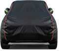 Breathable New Material, Waterproof Car Cover, Locks and Zipper Doors, Sunscreen Waterproof UV Prevention Snowproof Wind and Windproof,Suitable for Indoor Outdoor,for SUV (201" to 211") B13