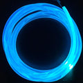 Super Bright LED Optic Fiber Glow Strip, MMA 10ft Plastic Optical Transparent Light Guide Material (0.12in)